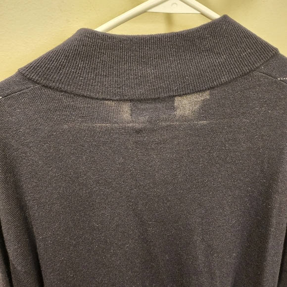 Brooks Brothers Vintage Men's Navy Blue Wool Blend quarter zip sweater size XXL - Picture 10 of 13
